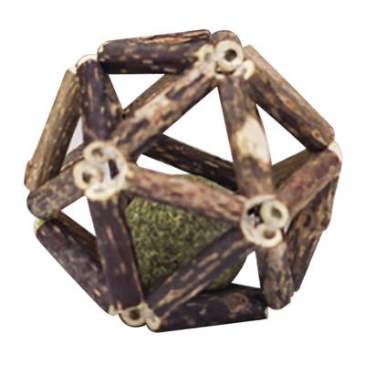 Catnip Wooden Ball Silvervine Stick Teeth Grinding Enhance Appetite Cat Chew Catnip Ball for Cats