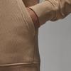 Jordan Sweatshirts Men's Khaki Hooded Moderate Regular (Unisex) Sweatshirts FD7546 200