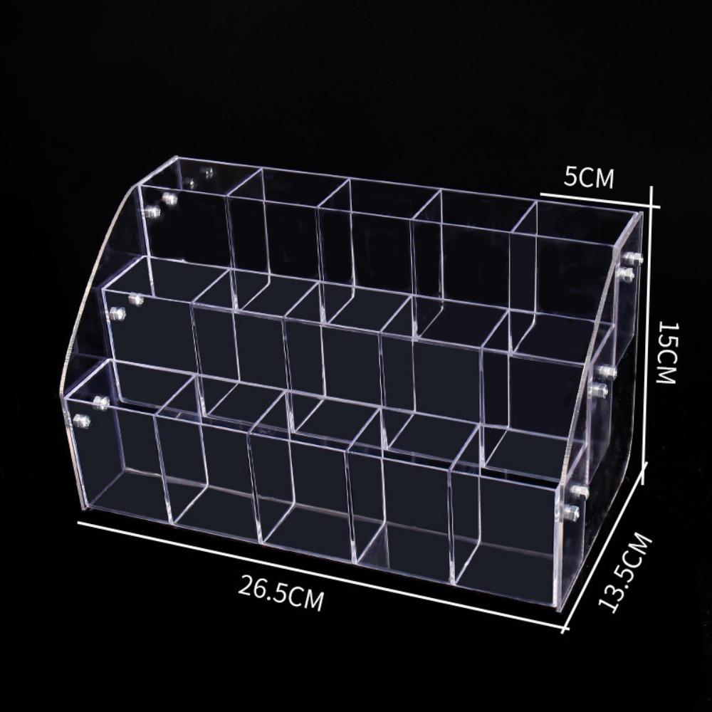 Acrylic Mark Pen Holder 2/3/4/5 Layer Brush Storage Rack Stationery Display Shelf  Office/School
