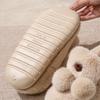 Plush Slip-On Slippers with Plush Lining & Arch Soft Plush Indoor House Shoes