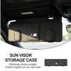 JVVO7 For Car Glasses Storage Clip Sun Visor Sunglasses Holder X1 X2 X3 X4 X5 X6 X7 G20 G30 6GT E46 E90 E60 F10 E39
