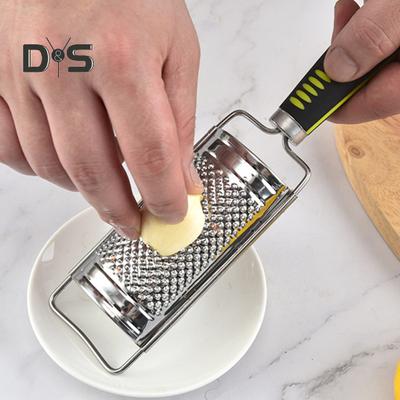 Stainless Steel Cheese Grater Ergonomic Long Handle Tasty Julienne Vegetable Slicer