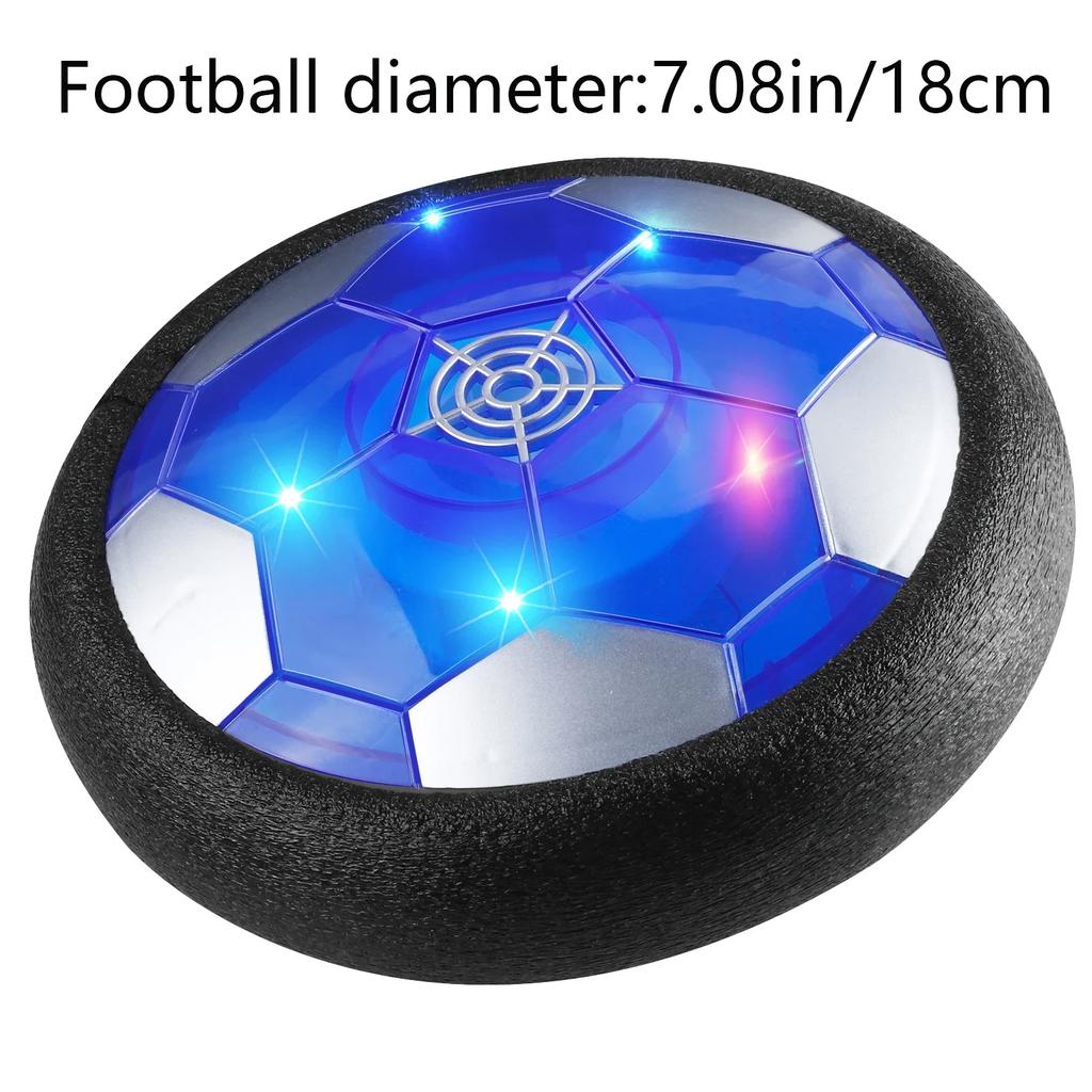 1Pcs Battery Electric Light Air Cushion Football - Indoor Parent Child Exercise Suspended Soccer Toy for Family Fun