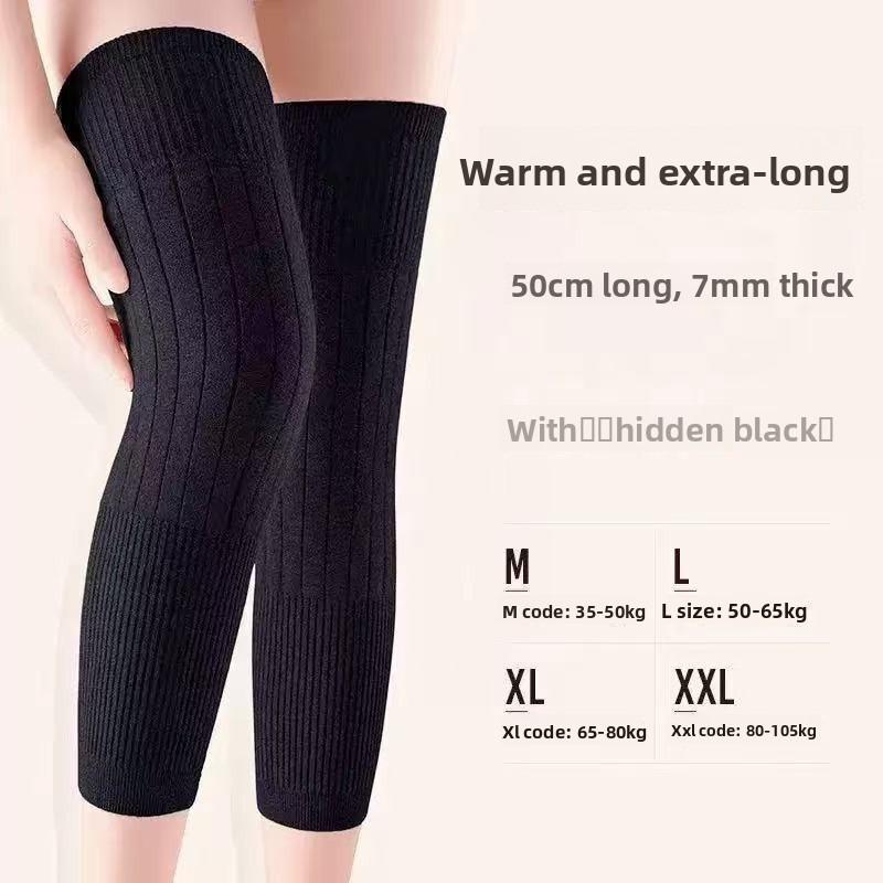 

New Autumn and Winter Warm Knee Pads, Universal Anti-slip and Warm Knee Pads for Cold Legs, Thickened Knee Pads for The Elderly To Keep Warm No fleece added