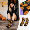 Halloween Printed Mid-Calf Socks Wicking Breathable Socks for Men Women Casual Daily Wear