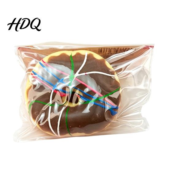 Portable Stress Reliever Simulated Donut Squeeze Toy Soft Stretchy Doughnut Decompression Relief Simulation Food Sensory Fidget Anxiety