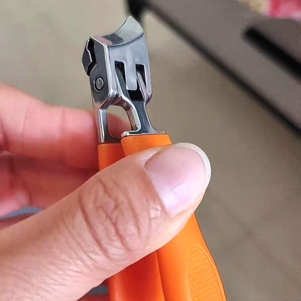 Slanted Nail Clippers Wide Jaw Opening Anti-Splash Slanted Nail Cutter Trimmer Manicure Pedicure Tools