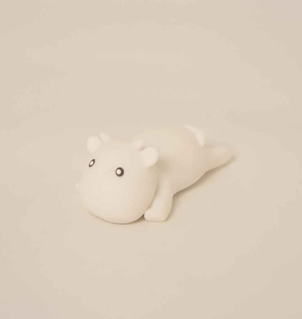 Stress-Relief Stretching Lying Cow Slow Rebound Squeeze Soft Rubber Toy Deformable Cow Palm Toy Cute And Fun Birthday Party Gift