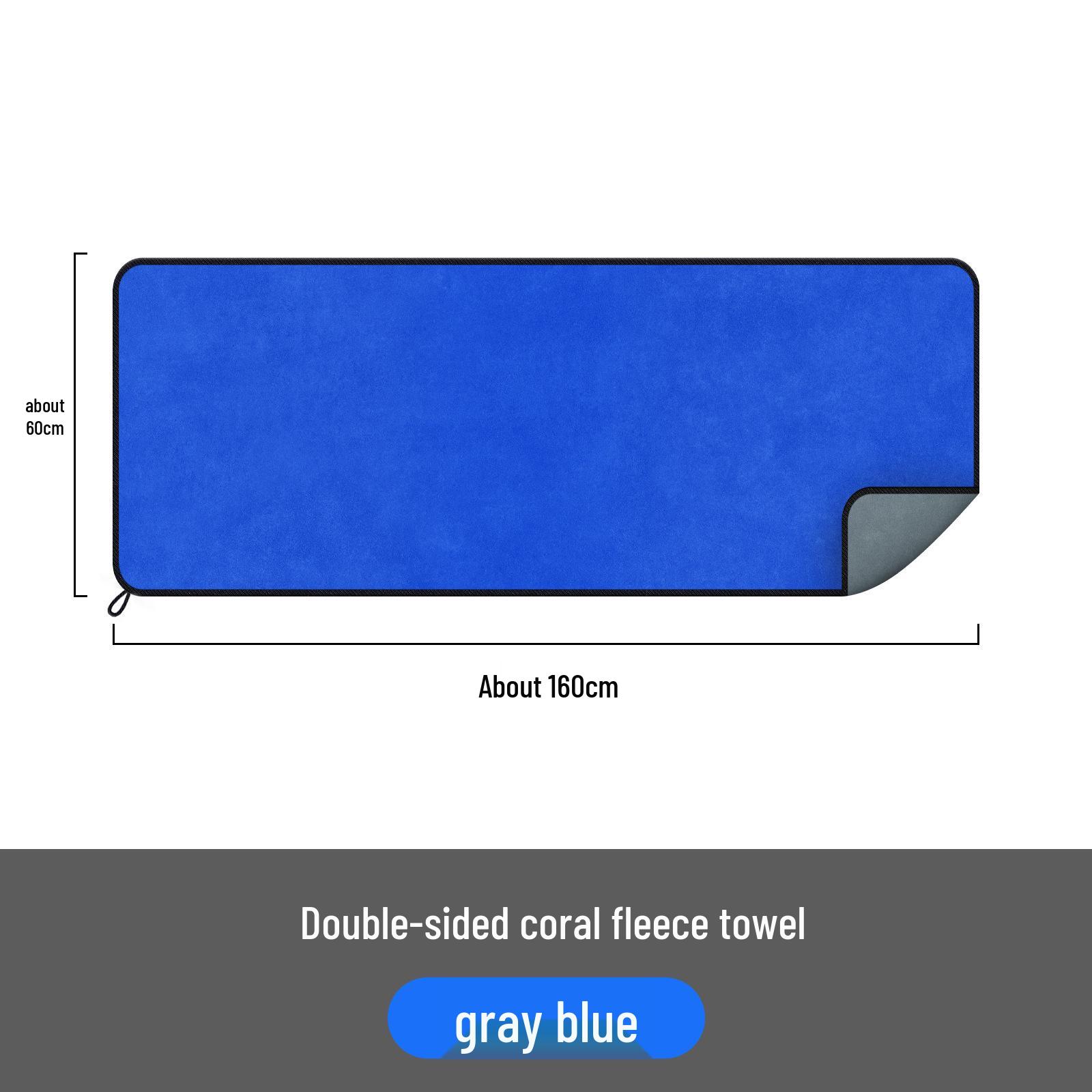 Super Absorbent Coral Fleece Car Wash Towel for Cleaning