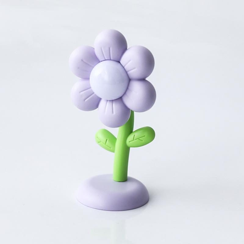 Mini Flower Cute Bedroom Nightlight Creative Nightstand Decoration Cream Glue DIY Nightlight Graduation Gift Lamp