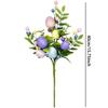 Easter Picks Festive Holiday Stem Decorations Artificial Easter Spray Vine for Party Floral Arrangement Vase Table Centerpiece