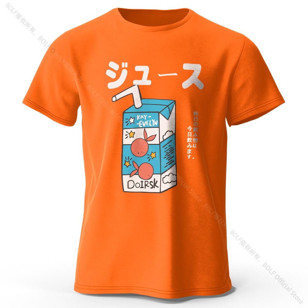Japanese Soda Pop Anime Printed 100% Cotton T-Shirt, Ultra Soft Round Neck Short Sleeve Tee for Men & Women