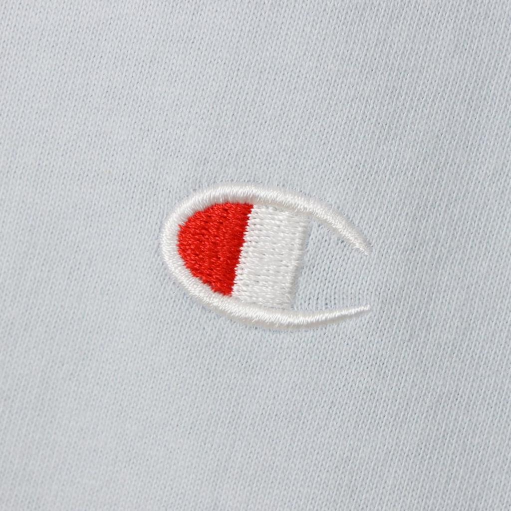 Champion Short Classic COTTON Logo Short Sleeve Pale Sax T-shirt, Sleeve, 100% Cotton, USA, One-point Embroidery, T-shirt, Basic, C3-P300Z/C3-X352L,