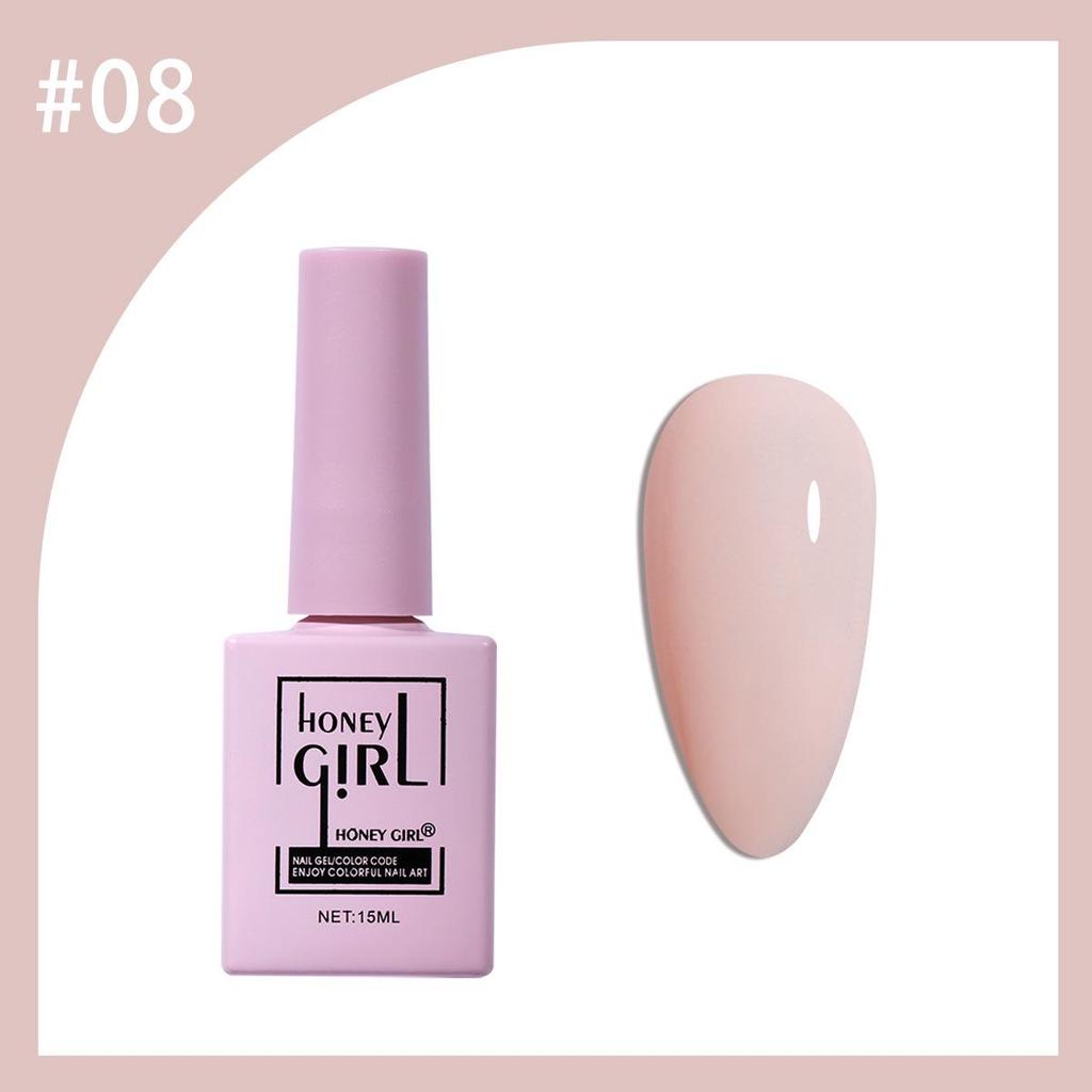 HONEYGIRL 36-Color Skin Tone Nail Polish Set - Blush, Nude, Pink Shades for Trendy Nails