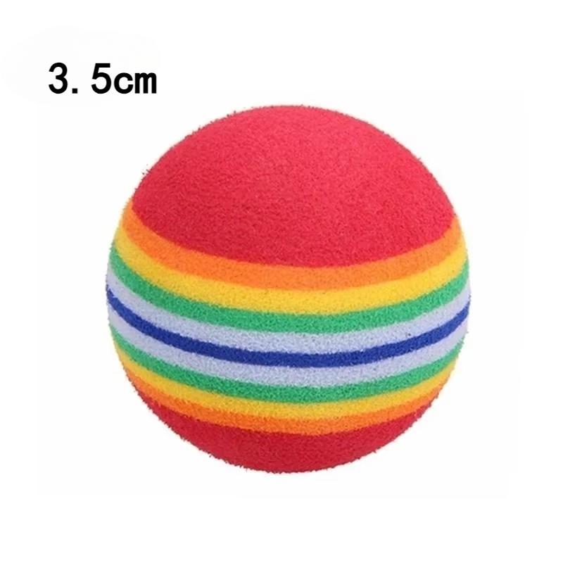 

3 шт. Питомец Радужный мяч Кошка Пена Игрушка Хлопковый мяч Собака Коренной зуб Цветной Игрушечный мяч Товары для питомцев Игрушки для собак Игрушки для кошек Интерактивные 3.5cm 3Pcs