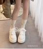 Baskets blanches à semelles épaisses pour femmes: Chaussures à plateforme automne 2025, Style sportif décontracté polyvalent augmentant la hauteur