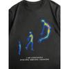 Bomulls T-shirt Unisex Män Kvinnor Lyxigt Modevarumärke Stor Storlek Topp Ledig Kortärmad Streetwear Tee