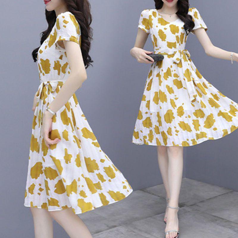Floral Print Skirt for Girls: Chic, Waist-Cinching, and Stylish with Pockets - Perfect for Summer