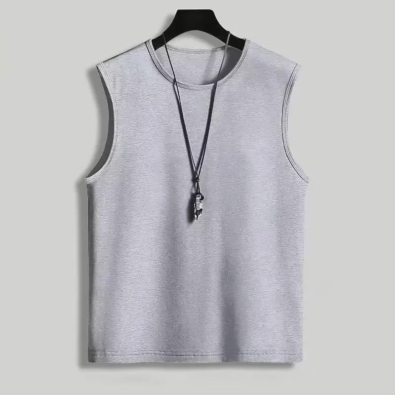 Gilet Sportivo Estivo Trendy Senza Maniche da Uomo - Vestibilità Larga Casual per Studenti e Ragazzi