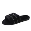 Fashion Winter New Women Slippers Anti Slip Casual Indoor Flat Shoes Women Warm Solid Color Fashion Slippers Trend Home Slides Women
