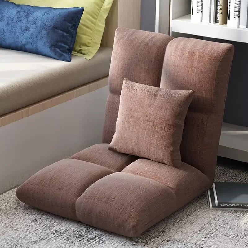 Floating Window Chair Lazy Person Sofa Single Person Tatami Bedroom Balcony Dormitory Small Bed Backrest Chair Folding