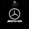 XDFMN1 Hot 2026 For Benz 2pcs Car Door Welcome Light Logo Emblem For Mercedes Benz A C E GLC GLA GLE GLB Class W177 W205 W212 W213 X253
