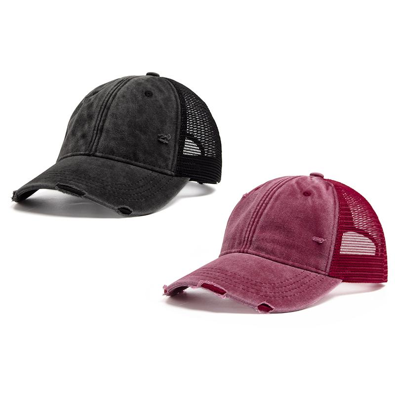 

2 шт. унисекс сетчатая бейсболка винтажная мужская женская летняя кепка дальнобойщика повседневная хлопковая мягкая солнцезащитная козырек хип-хоп кепка для пары Snapback Adjustable ( 2Pcs )