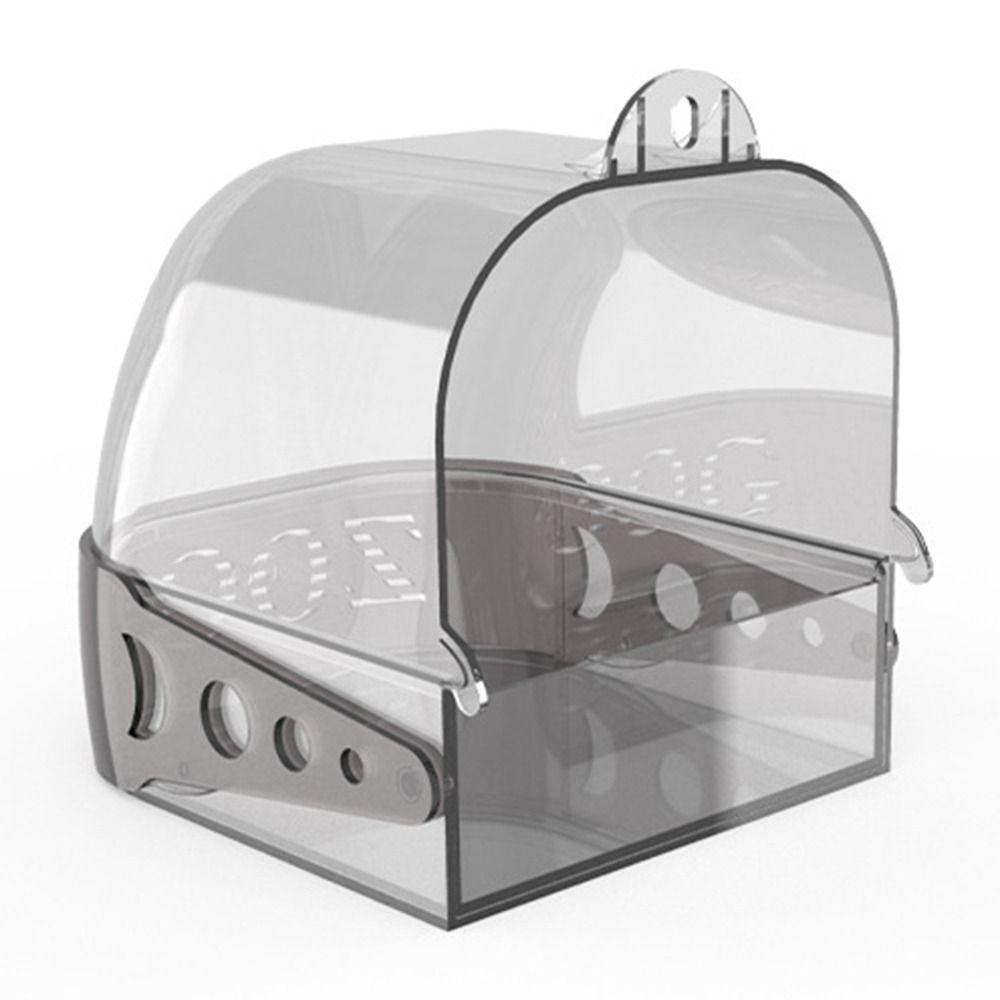 Anti-Slip Bird Shower Box Drawer Style Bird Bath Box Practical Parrot Bathtub  Pet Cage