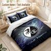 Custom Name Bedding Set 3 PiecesSC Freiburg FC Print Duvet Cover + 2 Pillowcases Soft Bed Decor