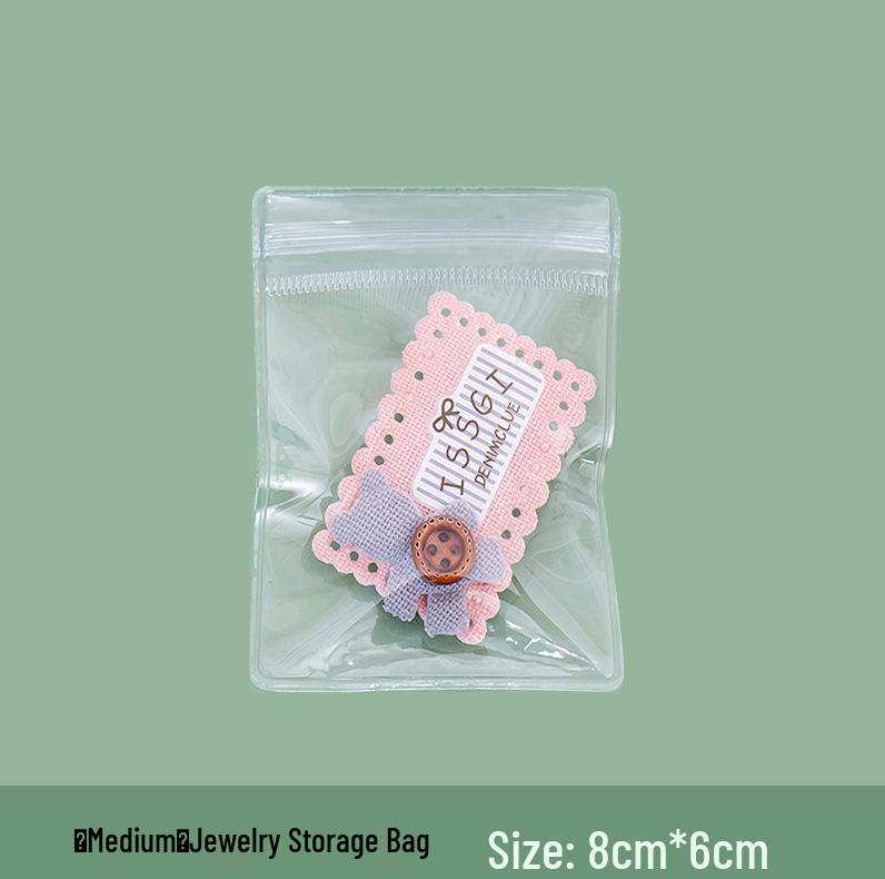 Portable Anti-Oxidation Transparent Jewelry Storage Box for Earrings, Studs, Necklaces, Rings