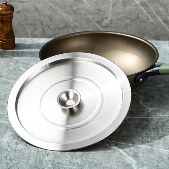 Yousheng Rostfritt Stål Grytlock Universellt Ångtåligt Lock Värmetåligt Knopphandtag Lättlyftande Lock för Burk och Grytor Köksredskap