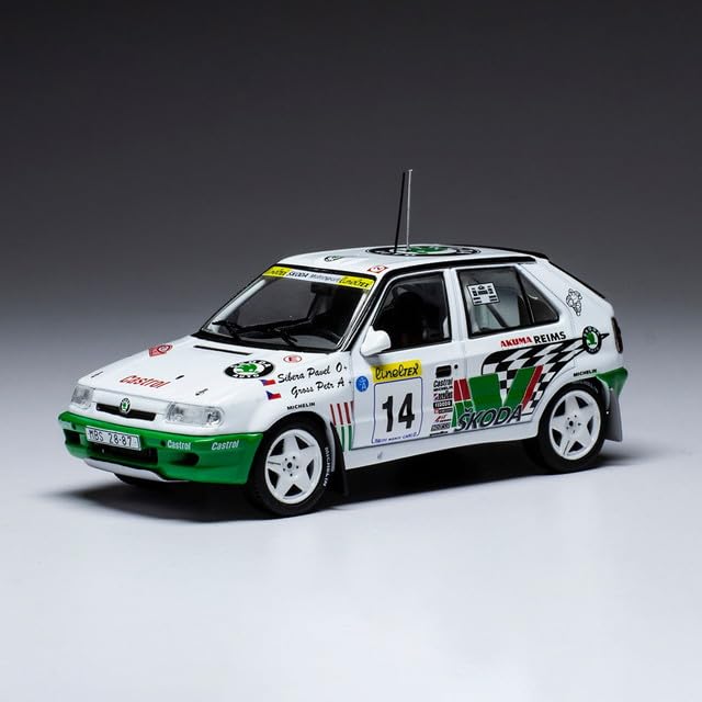 

Ixo Model Skoda Felicia Kit Car 1996 Monte Carlo RAC381A #14 P.Sibera/P.Gross 1/43