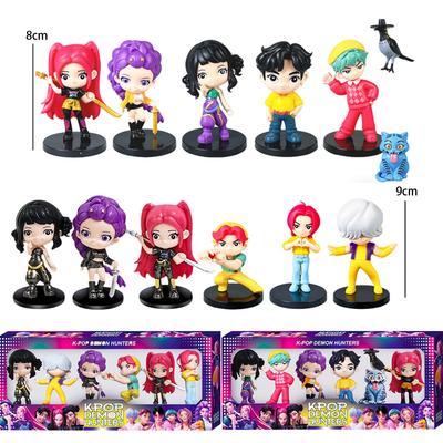 2 Styles Kpop Devil Hunter Action Figure Box Set Derpy Tiger SAJA BOYS Rumi Mira Zoey Dolls Collectible Fans Gift