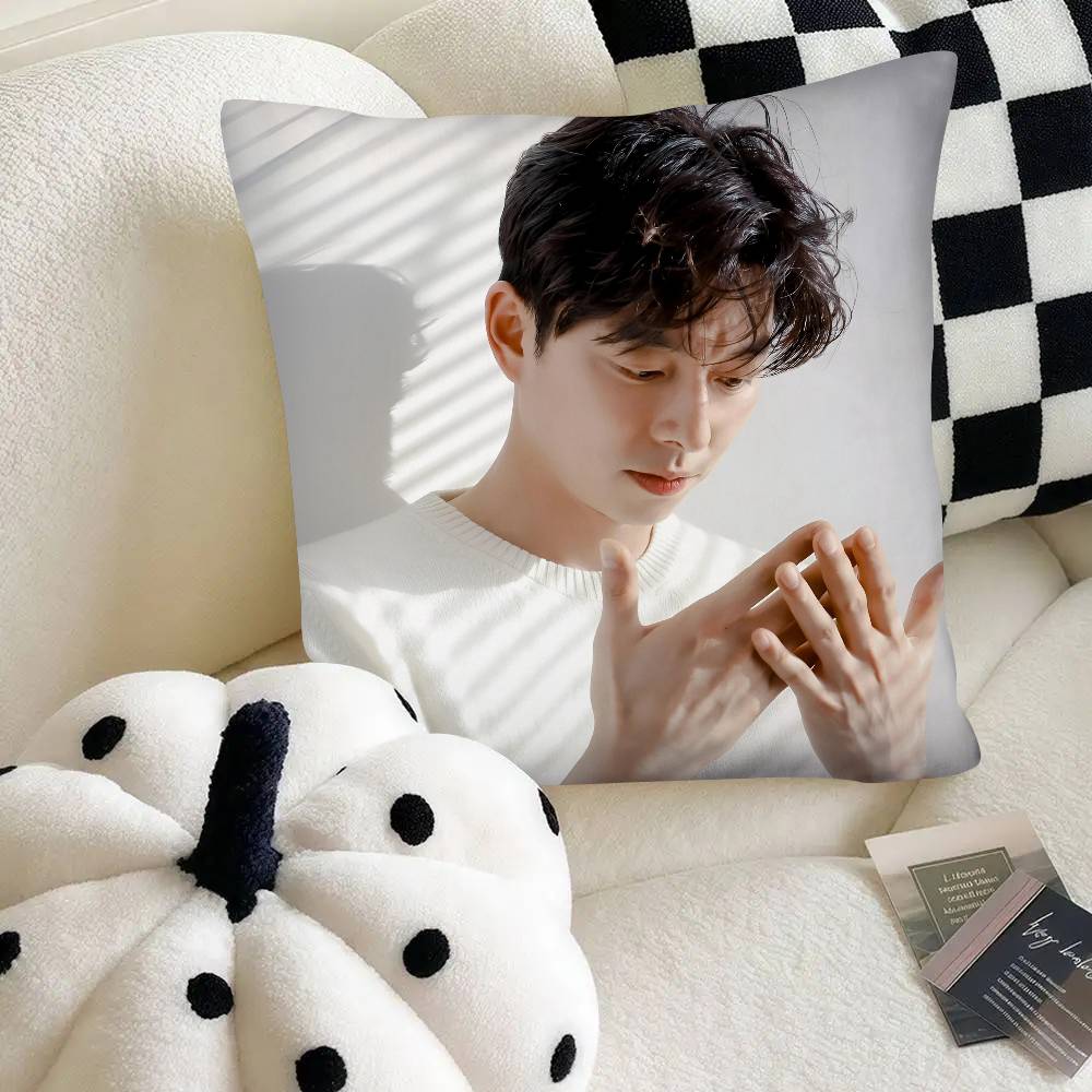 Korean Actor Gong Yoo Pillow Case Fashion Square Pillowcase Bedroom Sofa Room Ins Decoration Leisure