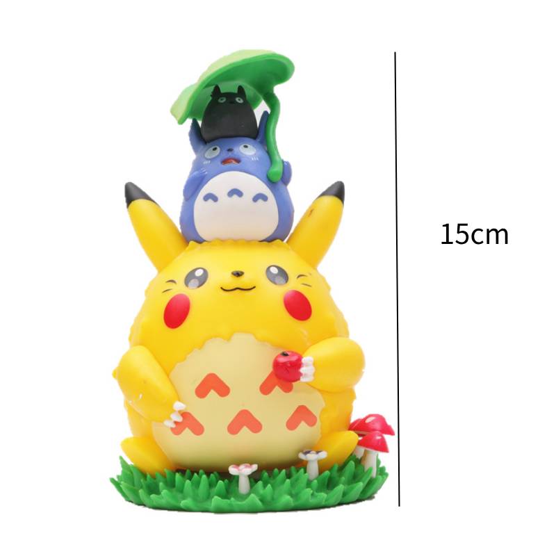 Pikachu My Neighbor Totoro Decorative Character Figure Model Toy