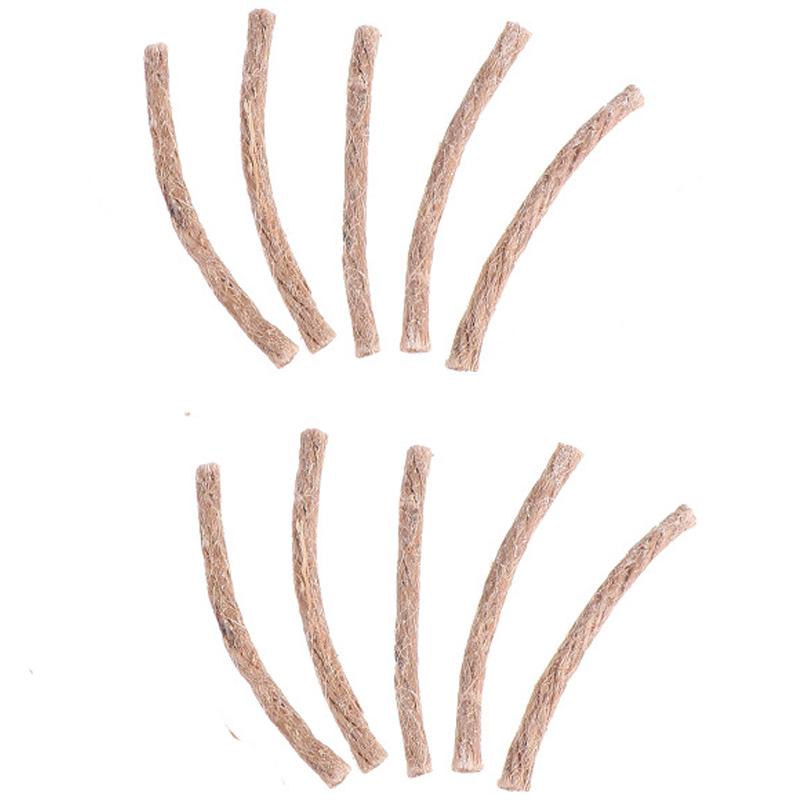 

10 шт. Выживание Фитиль Пеньковая веревка Кемпинг Зажигалка Пеньковые разжигатели огня Уличный фитиль Кемпинговые веревки Инструменты для выживания