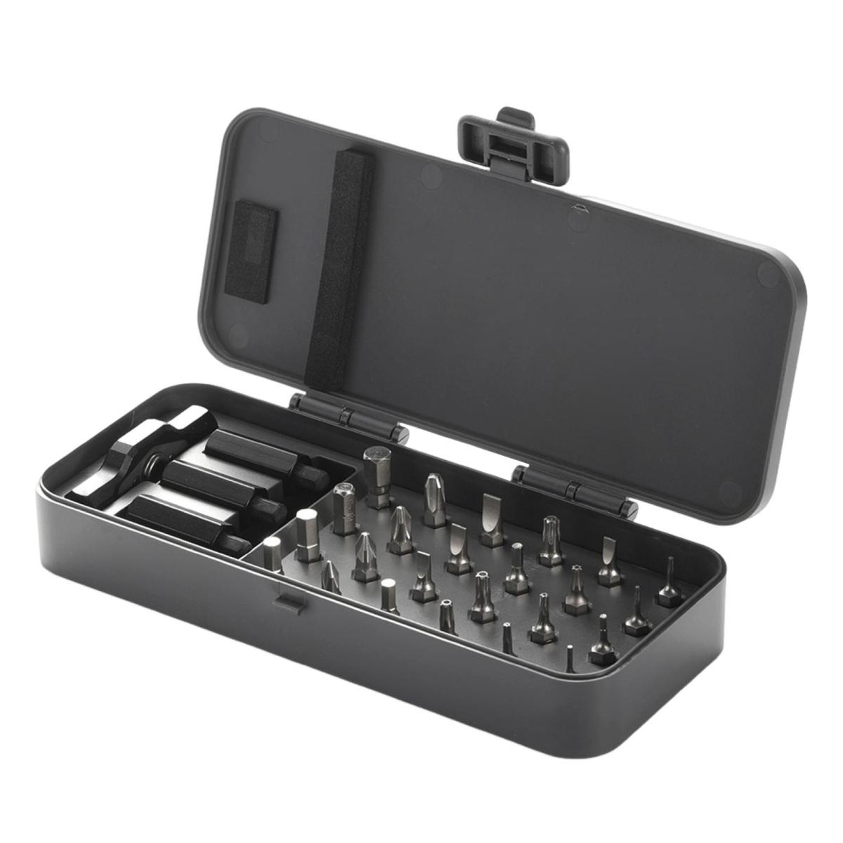 

Набор отверток Yousheng Switchable Screwdriver Set с Т-образной рукояткой, компактный дизайн, портативный набор отверток с магнитным храповым механизмом 24 в 1 серый