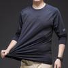 Men's Long-Sleeve Ice Silk Stretch Sports T-Shirt for Spring/Summer Fitness and Casual Wear