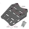 Universal Scooters Rear Rack Aluminum Top Box Base Plate Rear Luggage Support Platform Simple Installation for PCX160