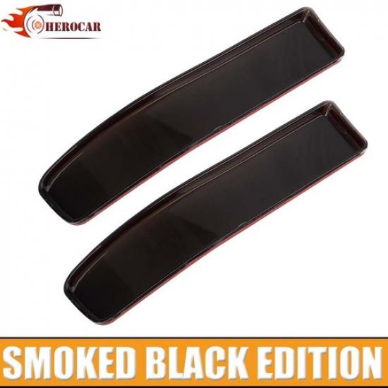 Front Fog Light Lamp Cover Smoked Black Trim ABS For Dodge Ram 1500 -2025