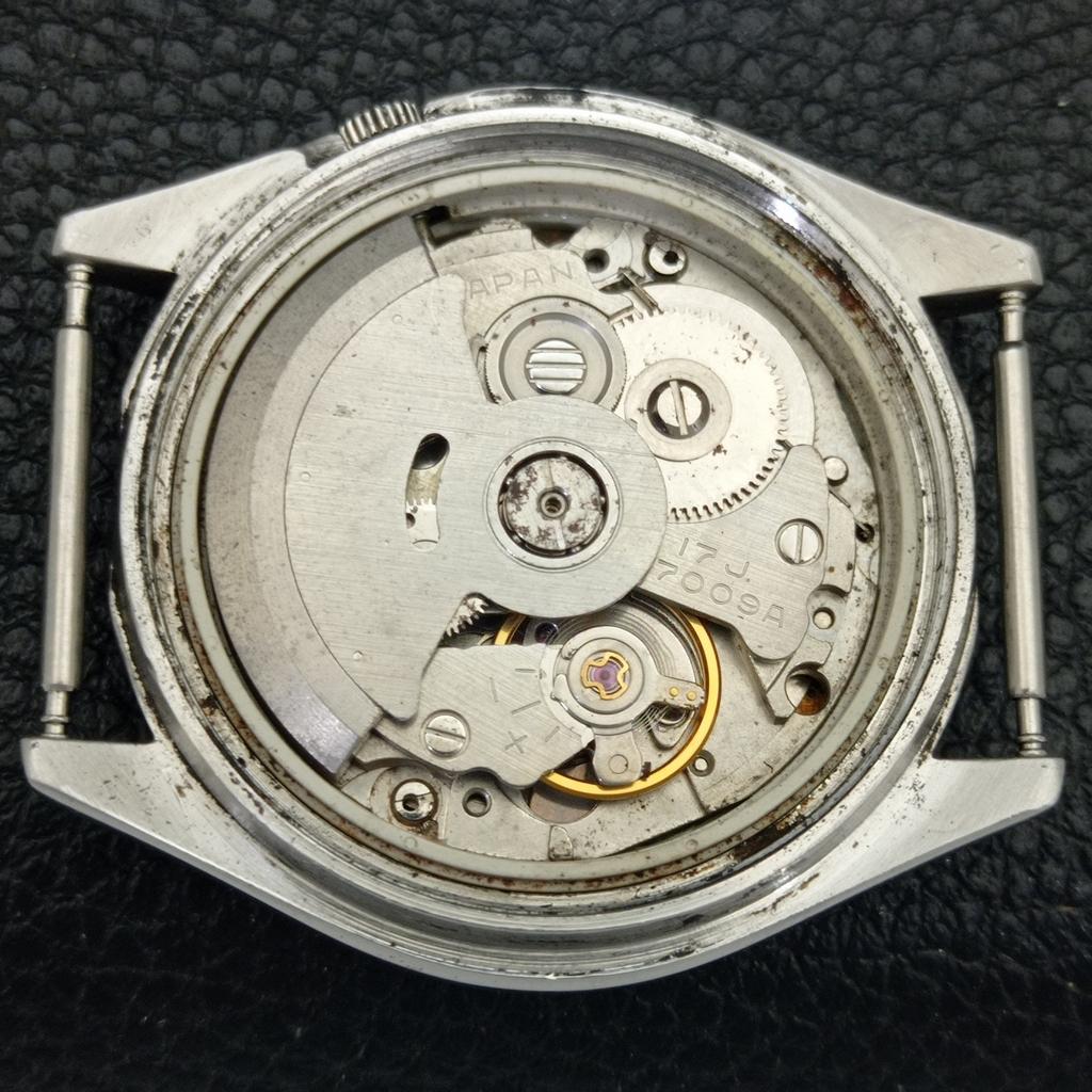 AUTOMATIC VINTAGE SEIKO 5 JAPAN 7009A MENS ORIGINAL DIAL WATCH a702114-5 R208-a702114