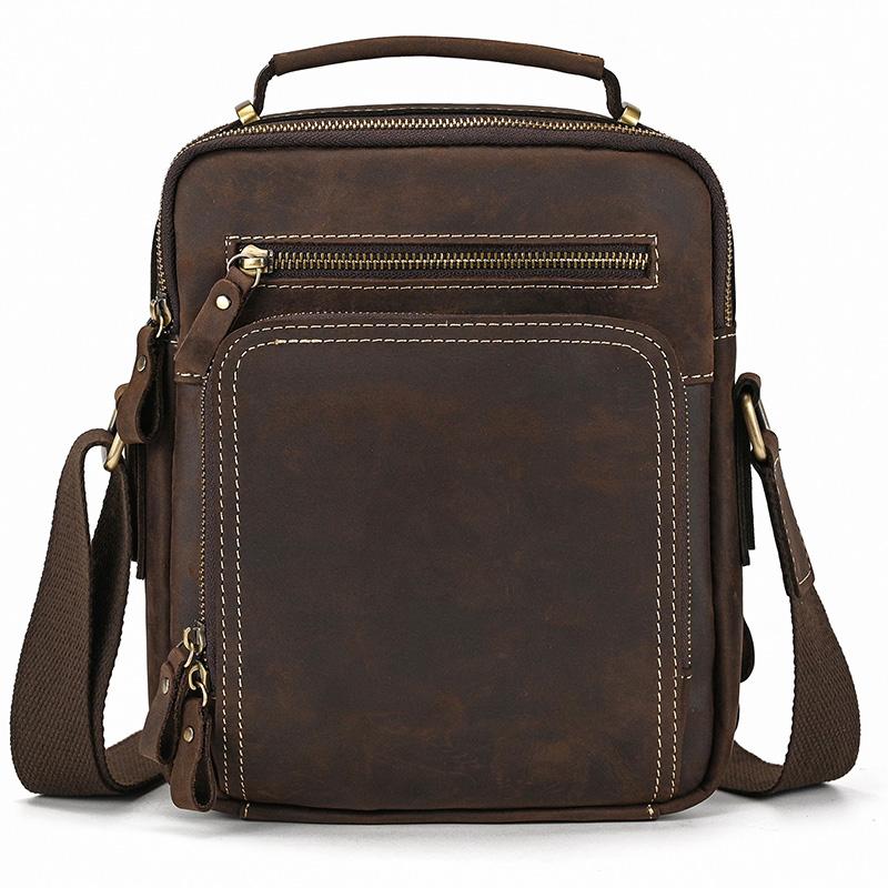 

Fashion Leather Shoulder Bag Genuine Leather Messenger Bag Crossbody Bag Casual Male Bags School Bag Outdoor Men s Bag
