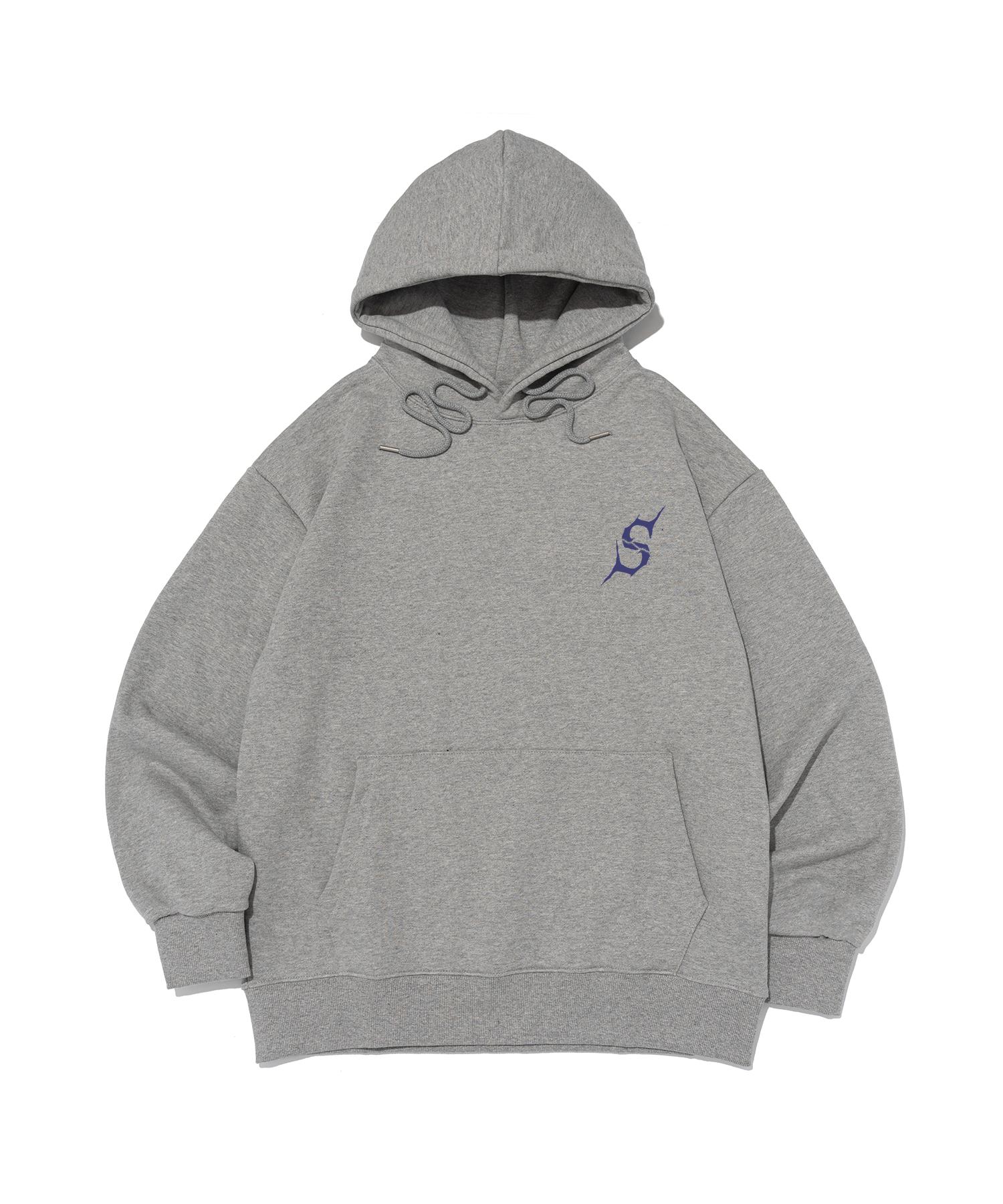 Seoul Apparel S Logo Hoodie (Melange Gray) S