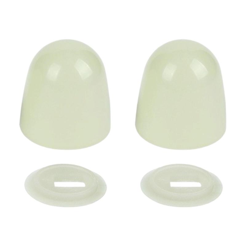 2/4Pcs Toilet Accessories Decorative Cover Luminously Bolt Covers Screw Caps Toilet Anchors Screw Caps for Home Toilet