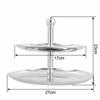 Polished Surface Serving Platter Double Layer Structure Storage Tray Display Tray  Dessert Display
