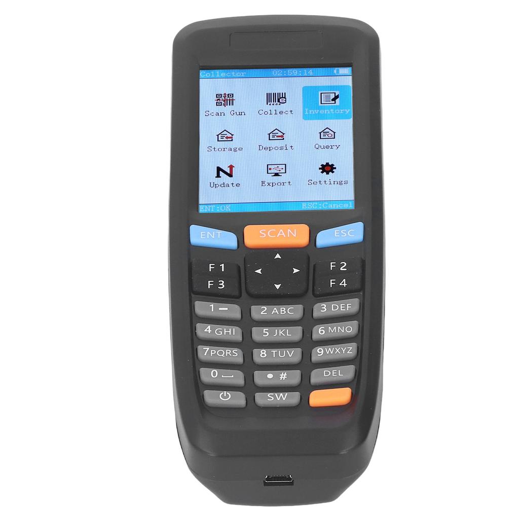 Wireless Barcode Scanner 2.4GHZ Portable 2.8 Inch Color Screen 2D Bar Code Reader