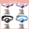 Airtag Cat Collar Reflective Anti Lost Tracker Without Gps For Outdoor Pet Safety