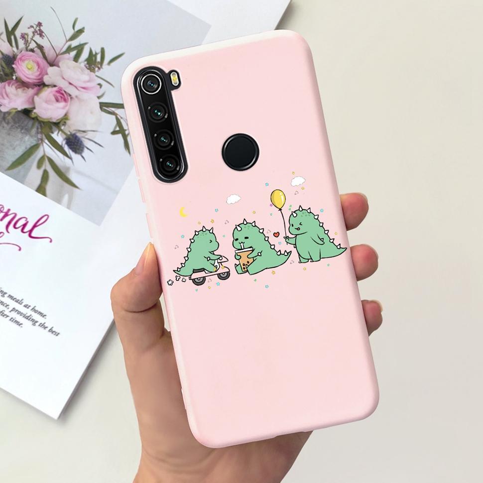 For Xiaomi Redmi Note 8T Case Candy Painted Cover For Xiaomi Redmi Note8T M1908C3XG Silicone Soft TPU Fundas Case Bumper 6.3"