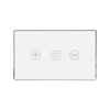 Zigbee Smart Curtain Switch with Alexa Voice Control, Touchscreen, Aluminum Frame & App Timing