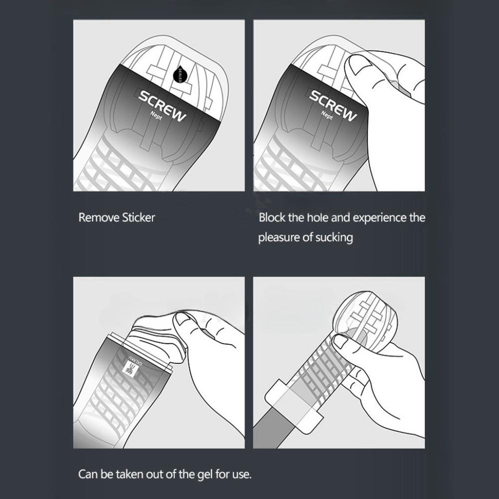 Male Masturbator Cup Soft Pussy Sex Toys Transparent Vagina Adult Endurance Exercise Reusable Vacuum Pocket Cup for Men